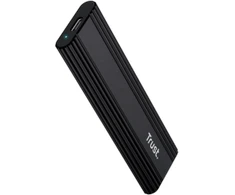 Trust 25806 storage drive enclosure SSD enclosure Juodas