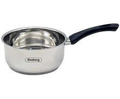 Puodas Rosberg R51210E20K, 20 cm, 2,9 litro, bakelito rankena, nerūdijantis plienas