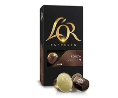 Kavos kapsulės L'OR Forza, 10x52g