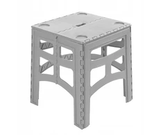 Keeeper Sulankstomas lauko stalas M, apkrova iki 80 kg, Timo, 46,5x44,5x55 cm, pilkas