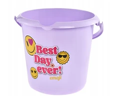 Keeeper Spainis deko 10L Ilvie "Emoji Best Day" O30x28cm violets 4052396136890 4052396136890 (4052396136890)