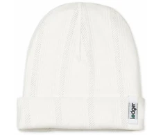 Kepurė Lodger Beanie Pointelle baby hat Kreminis 0-6 months.