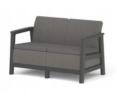 Keter Darza divans divvietigs Scandi Linea 2 Seater Sofa olu peleks/gaisi bess ()