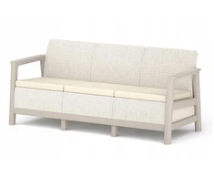 Keter Darza divans trisvietigs Scandi Linea 3 Seater Sofa olu peleks/gaisi bess ()