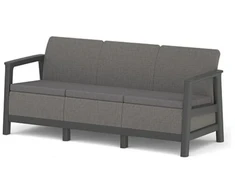 Keter Darza divans trisvietigs Scandi Linea 3 Seater Sofa peleks ()