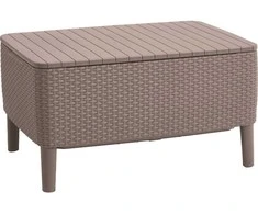 Sodo stalas Salemo Keter 76x56x42cm pilkai rudas