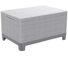Keter Darza galdins/uzglabasanas kaste Scandi Storage Table gaisi peleks/tumsa terauda peleks ()