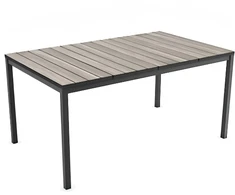 Keter Darza galds Deco Porto Nova 160 peleks/juodas ()