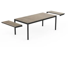 Keter Darza galds pagarinams Deco Porto Nova Extendable 200-280 osa koka tonis/juodas ()