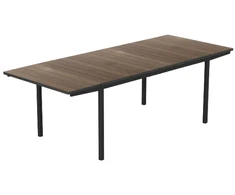 Keter Darza galds pagarinams Deco Porto Nova Extendable 160-240 valrieksts/juodas ()
