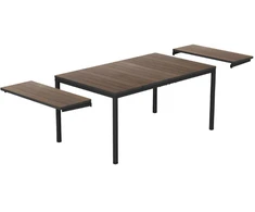 Keter Darza galds pagarinams Deco Porto Nova Extendable 200-280 valrieksts/juodas ()