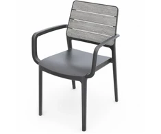 Keter Darza kresls Deco Porto Armchair gaisi peleks/peleks 8711245163697 8711245163697 (8711245163697)