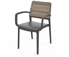 Keter Darza kresls Deco Porto Armchair valrieksts/peleks ()