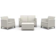 Keter Darza mebelu komplekts Scandi Forma 2 Seater Set olu peleks/gaisi bess ()