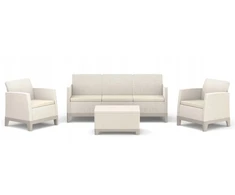 Keter Darza mebelu komplekts Scandi Forma 3 Seater Set olu peleks/gaisi bess ()