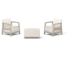 Keter Darza mebelu komplekts Scandi Linea Balcony Set olu peleks/gaisi bess ()