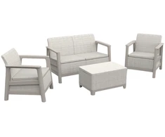 Keter Darza mebelu komplekts Scandi Linea 2 Seater Set olu peleks/gaisi bess ()