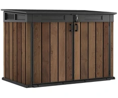 Keter Garden shed Deco Horizontal Shed walnut tone