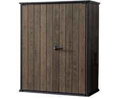 Keter Garden shed Deco Vertical Shed walnut tone