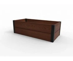 Obrzeże Keter klevo sodo apvadas, plastikinis, rudas, matmenys 106x50x32, atsparus oro sąlygoms, 249297
