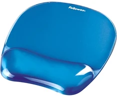 Fellowes Pelės kilimėlis Wrist Support - Crystals Gel Pelės kilimėlis with Non Slip Rubber Base - Ergonomic Pelės kilimėlis for Computer Nešiojamas kompiuteris Home Office