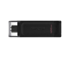 Zibatmiņa Kingston USB Flash Drive DataTraveler 70 128 GB USB 3.2 Gen 1 Type-C Juodas 740617305371 DT70/128GB (740617305371)