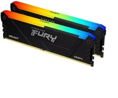 RAM Kingston Technology FURY Beast 16GB 3200MT/s DDR4 CL16 DIMM (Kit of 2) RGB