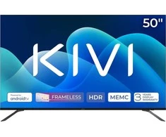 50" UHD Išmanusis televizorius televizorius KIVI 50U730QB, juodos spalvos