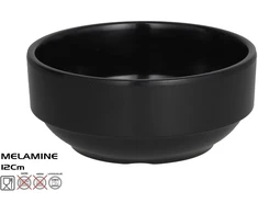 Lumarko klasikinis juodas dubuo 12x5 4 cm KITCHEN&amp;GO