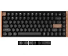 Keychron K2 HE Wireless – US išdėstymas – Gateron Magnetic Nebula Carbon Juodas (K2H-F1) Magnetinė Belaidė Žaidimų Klaviatūra