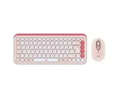 Pelė „Logitech POP ICON Combo“ rožinė