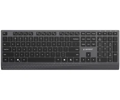 Gembird KB-MCH-06 Slim su laidu multimedia klaviatūra with Type-C adapter, US išdėstymas, juodas