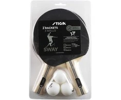 Stiga Sway stalo teniso raketė 2 raketės 3 kamuoliai