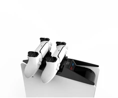 iLike Kontroler P-5 Dual &amp; Fast Controller Charging Station for Sony PlayStation 5 PS5 Juodas (ILK-P-5)