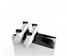 iLike Kontroler P-5 Dual &amp; Fast Controller Charging Station for Sony PlayStation 5 PS5 Juodas (ILK-P-5)