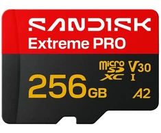 Kortelė SanDisk Sandisk Extreme Pro Micro SD UHS-I 256GB MicroSD 250MB/s(R) / 170MB/s(W)