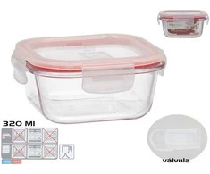 Kvadratinė pietų dėžutė 320 ml, 5,5 x 12 x 12 cm, KITCHEN&amp;GO