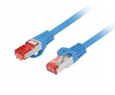 Lanberg PATCHCORD KAT.6 S/FTP LSZH CU 1M Mėlynas FLUKE PASSED LANBERG