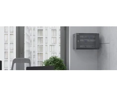 Lanberg Sieninė instaliacinė spintelė 19" 4U 600X600 | WF01-6604-23B | Juodas