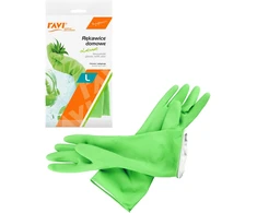 Lateksa mājsaimniecības cimdi ar alveju L 1 pāris 12.5 x 2 x 26.5 00916 Simple Solution 00916 (5906900009165)