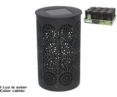 Garden4You Laterna su saulės baterija 1 LED 7,60 x 7,60 x 13,50 GARDEN ENJOY