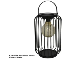 Saulės žibintas, 10 LED, 17.40 x 17.40 x 28.00, GARDEN ENJOY