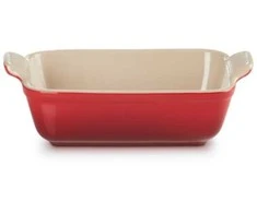 Le Creuset Stačiakampė „Heritage“ keraminė kepimo forma, 19 x 14 cm / 1 1 l, oranžinė 0843251102471