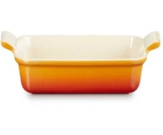 Le Creuset Stačiakampė kepimo forma Heritage keramika 19x14cm | 1.1L oranžinė