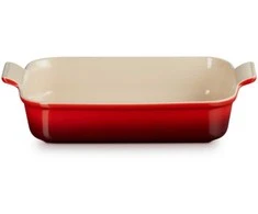 Le Creuset Stačiakampė „Heritage“ keramikos kepimo forma, 32 x 24 cm / 4 l, oranžinė 0843251103065