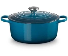 Le Creuset Cast iron pot round Ø26cm / 5,3L mėlynas