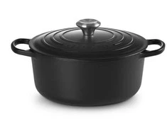 Le Creuset Cast iron puodas round Ø34cm / 12L matte juodas