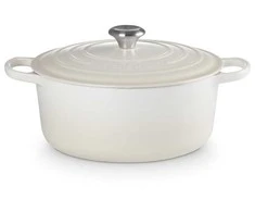 Le Creuset Cast iron puodas round Ø34cm / 12L cream color