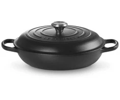 Le Creuset Cast iron shallow pot 30cm / 3,5L mat juodas