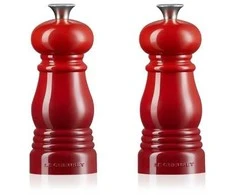 Le Creuset Salt and pepper grinder set 11cm red